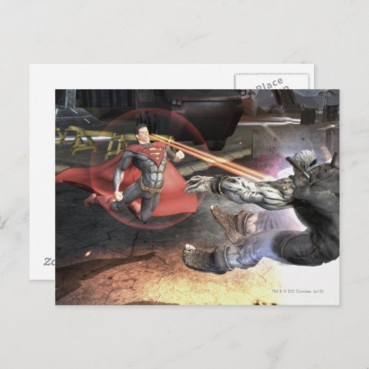 Screenshot: Superman vs Batman 2 Briefkaart (Voorkant / Achterkant)