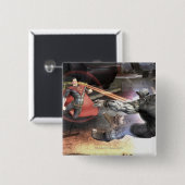 Screenshot: Superman vs Batman 2 Vierkante Button 5,1 Cm (Voorkant /achterkant)
