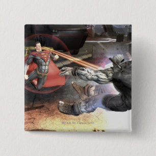 Screenshot: Superman vs Batman 2 Vierkante Button 5,1 Cm