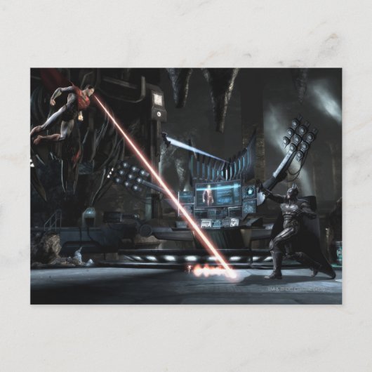 Screenshot: Superman vs Batman Briefkaart (Voorkant)