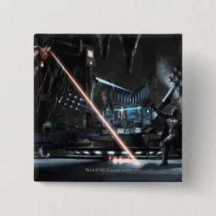 Screenshot: Superman vs Batman Vierkante Button 5,1 Cm