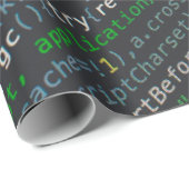 Screenshot van broncodes cadeaupapier (Rol Hoek)