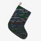 Screenshot van broncodes kleine kerstsok (Voorkant (Hangend))