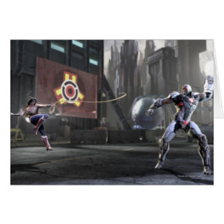 Screenshot: Wonder Woman vs Cyborg 2
