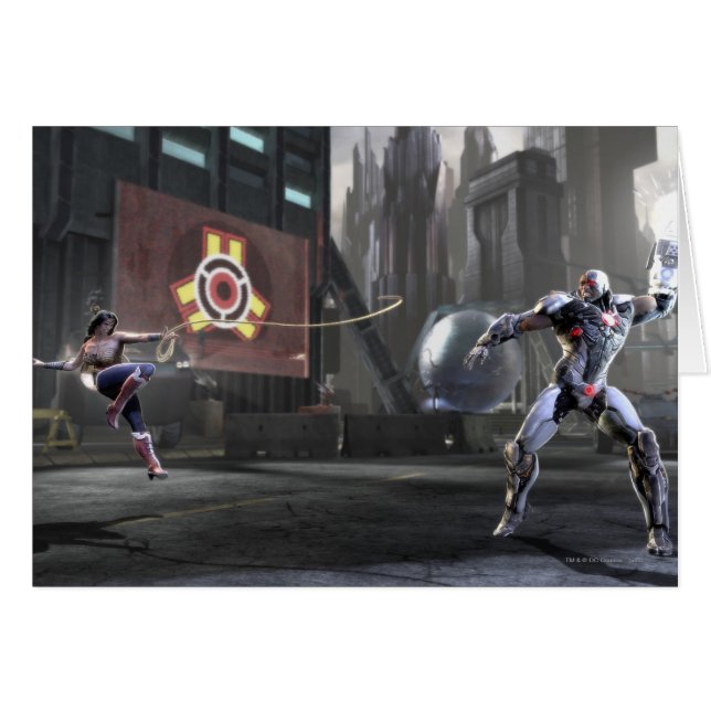 Screenshot: Wonder Woman vs Cyborg 2 (Voorkant Horizontaal)