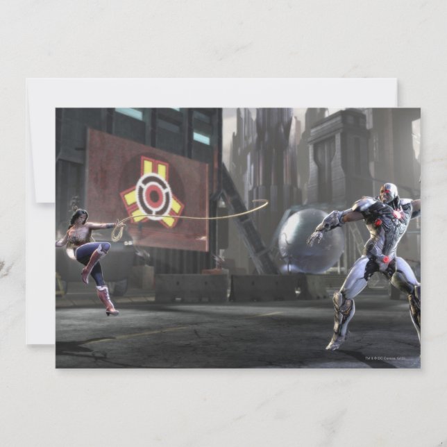 Screenshot: Wonder Woman vs Cyborg 2 (Voorkant)