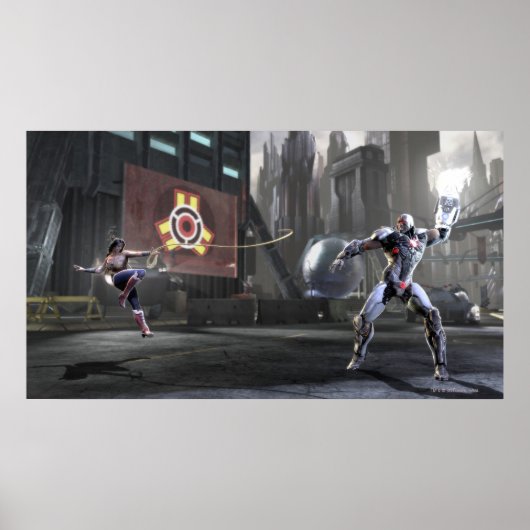 Screenshot: Wonder Woman vs Cyborg 2 Poster (Voorkant)