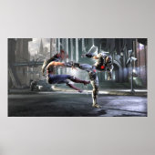 Screenshot: Wonder Woman vs Cyborg Poster (Voorkant)