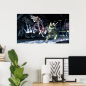 Screenshot: Wonder Woman vs Green Arrow Poster (Thuiskantoor)