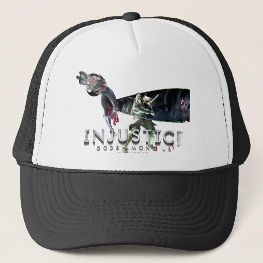 Screenshot: Wonder Woman vs Green Arrow Trucker Pet (Voorkant)