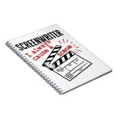 Screenwriter die ik altijd een Scene veroorzaakt Notitieboek (Rechterzijde)