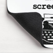 Screenwriter eindigt voorzichtig in mijn schermwee muismat (Hoek)