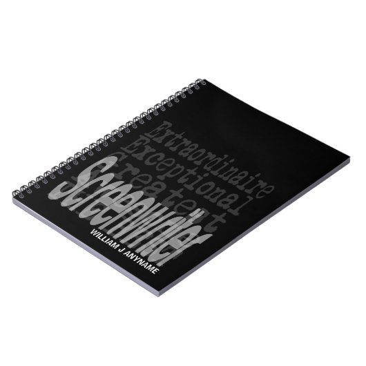 Screenwriter Extraordinaire CUSTOM Notitieboek (Linkerzijde)