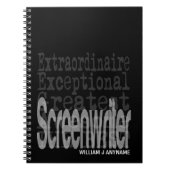 Screenwriter Extraordinaire CUSTOM Notitieboek (Voorkant)