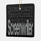 Screenwriter Extraordinaire Keramisch Ornament (Links)