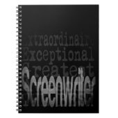 Screenwriter Extraordinaire Notitieboek (Voorkant)