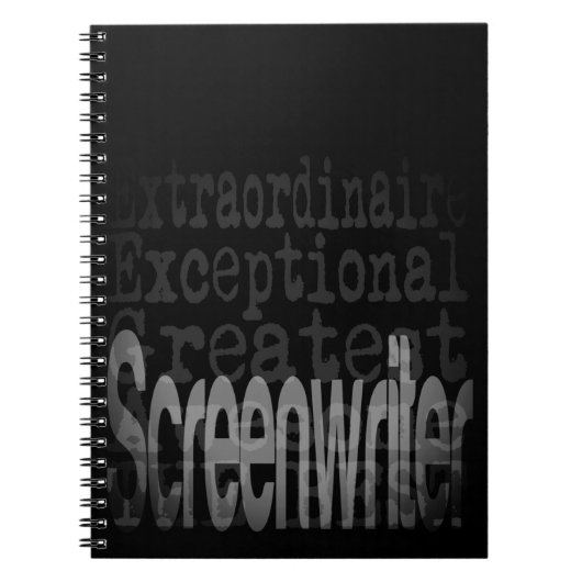 Screenwriter Extraordinaire Notitieboek (Voorkant)