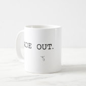 Screenwriter's FADE OUT Koffiemok (Voorkant links)