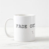 Screenwriter's FADE OUT Koffiemok (Links)