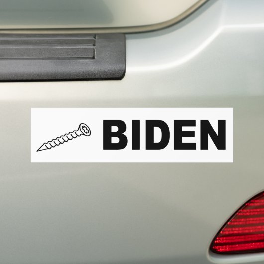 Screw Biden Bumpersticker (Op auto)