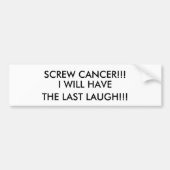 SCREW CANCER-BUMPERSTICKER BUMPERSTICKER (Voorkant)