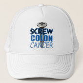 Screw Colon Cancer Trucker Pet (Voorkant)