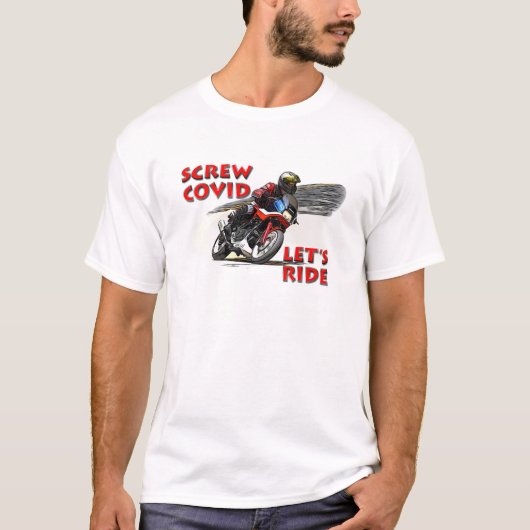 Screw Covid T-Shirt - VFRworld (Voorkant)