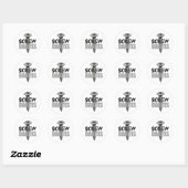 Screw Diabetes Ronde Sticker (Vel)