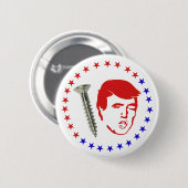 Screw Donald Trump Funny Political Pushback Ronde Button 5,7 Cm (Voorkant /achterkant)