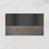 Screw Driver Wrench | Metal Background | Steel Visitekaartje (Achterkant)