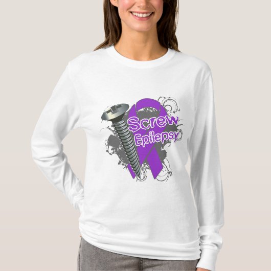 Screw Epilepsy T-shirt (Voorkant)