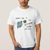 screw globe jesus t-shirt (Voorkant)