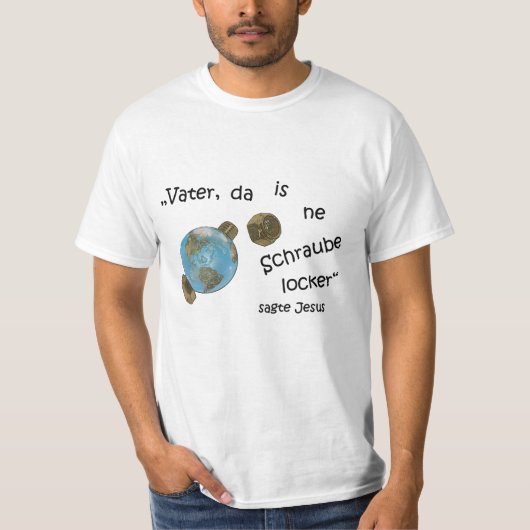screw globe jesus t-shirt (Voorkant)