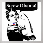 Screw Obama! Poster (Voorkant)