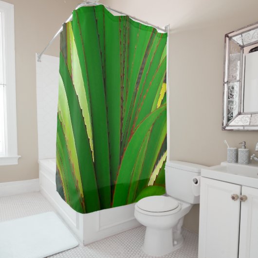 Screw Pine Closeup Douchegordijn (In situ)