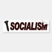 Screw socialisme bumpersticker (Voorkant)
