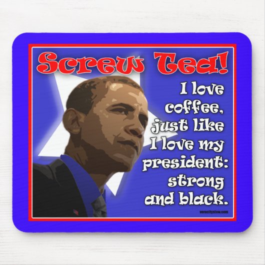 Screw Tea Mousepad Muismat (Voorkant)