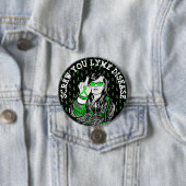 SCREW U Lyme Disease Awareness Ribbons Button (In situ)