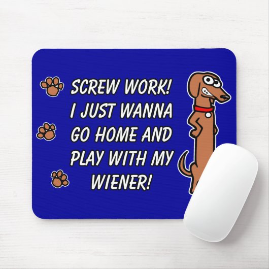 Screw Work Mousepad Muismat (Met muis)