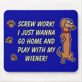 Screw Work Mousepad Muismat (Voorkant)