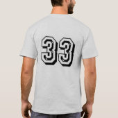 Screwball #33 t-shirt (Achterkant)