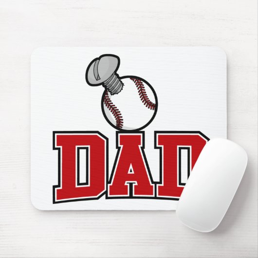 Screwball Dad Mousepad Muismat (Met muis)