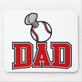 Screwball Dad Mousepad Muismat (Voorkant)