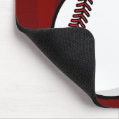 Screwball Mousepad (Spiral Red BG) Muismat (Hoek)