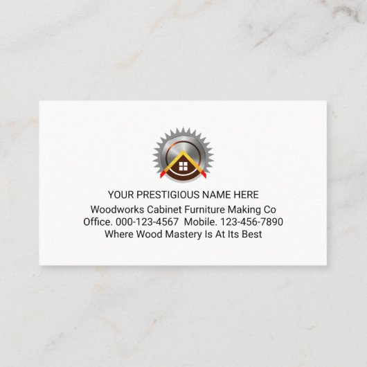 Screwed In Panel Your Name Visitekaartje (Achterkant)