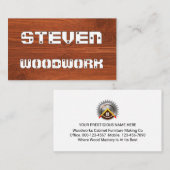 Screwed In Panel Your Name Visitekaartje (Voorkant / Achterkant)