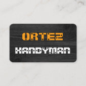 Screwed In Panel Your Name Visitekaartje (Voorkant)