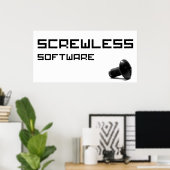 ScrewMinder software-Logo Poster (Thuiskantoor)