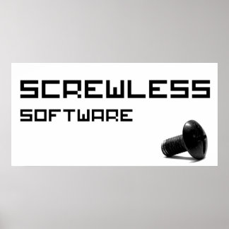 ScrewMinder software-Logo Poster
