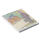 Screwy Salesman van Rick London Funny Notitieblok (Schuin)